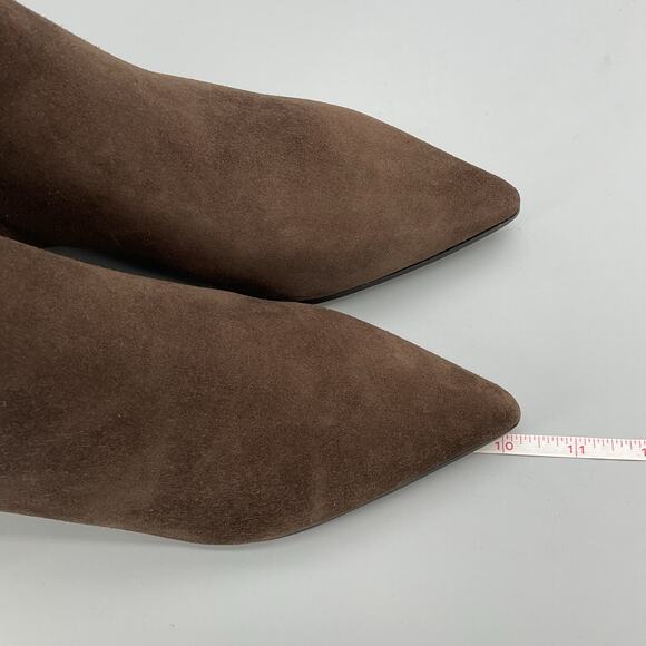 NEW Nine West Women Maribu Pointy Toe Dress Ankle Boot Brown Size 7M - Picture 7 of 10